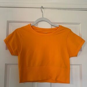 Aerie Vibrant Orange Short Sleeve Tee